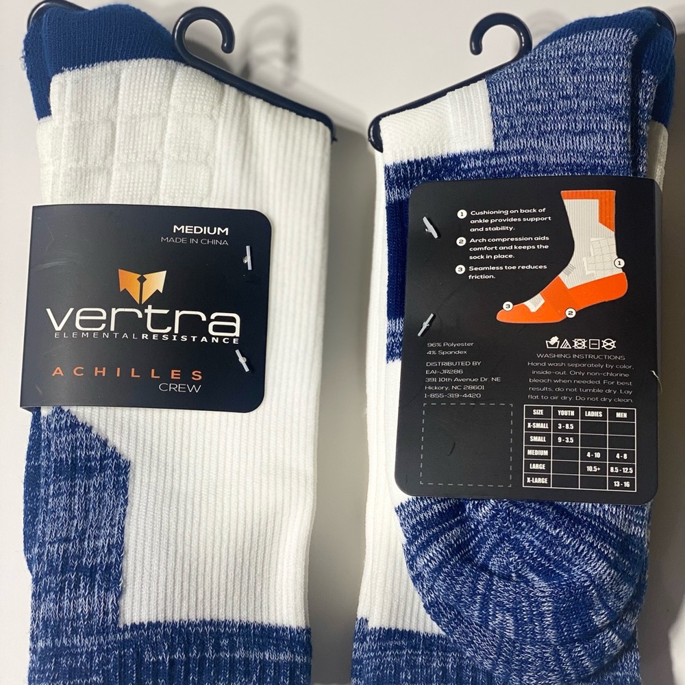 Verta Elemental Resistance Crew Socks (2)